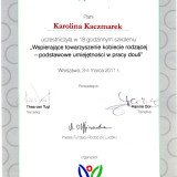 Karolina Kaczmarek - Dyplom douli