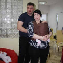 Warsztaty chustonoszenia w Szkole Rodzenia Bambino