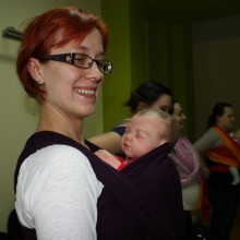 Warsztaty chustonoszenia w Szkole Rodzenia Bambino